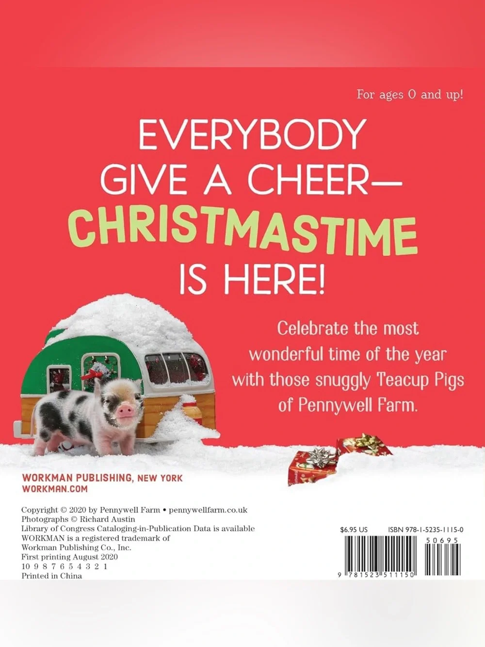 Pocket Piggies: Christmas! Board Book by Richard Austin